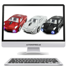 Load image into Gallery viewer, Computer Mouse | Lamborghini - Black - Silver - Red