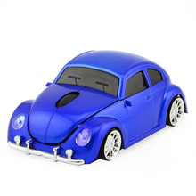 Load image into Gallery viewer, Computer Mouse | VW Beetle - Blue - Yellow