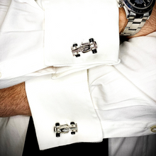 Load image into Gallery viewer, Cufflinks | Modern Day F1 Car - Silver