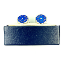 Load image into Gallery viewer, Cufflinks | Speedometer - Blue