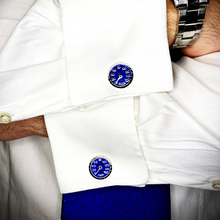 Load image into Gallery viewer, Cufflinks | Speedometer - Blue