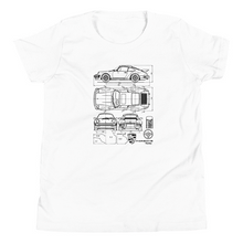 Load image into Gallery viewer, T-Shirt | Porsche 911 Blueprint
