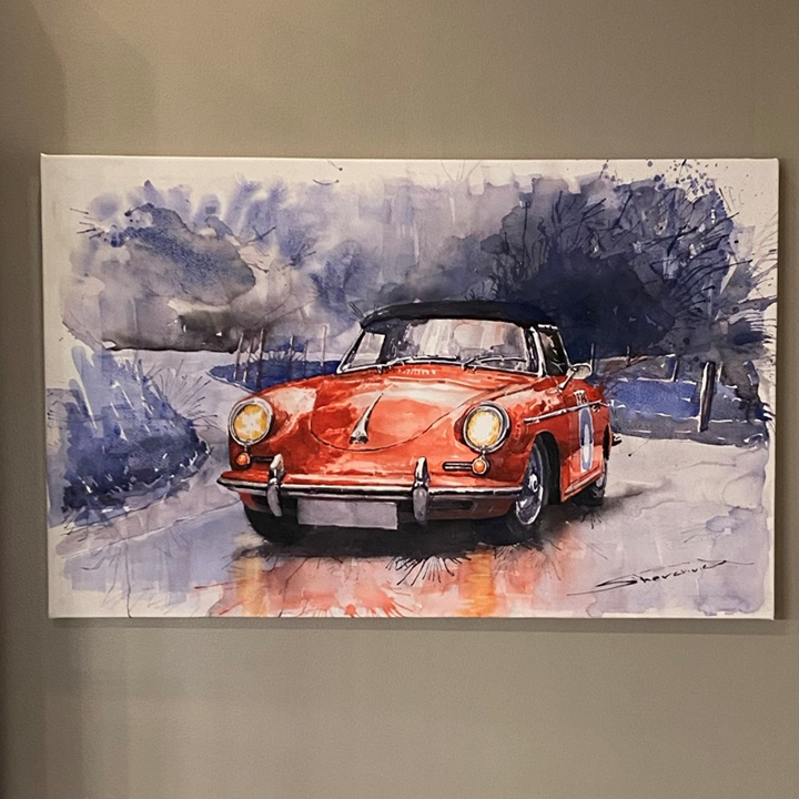 Wall Art | Canvas Print - Porsche 356 C