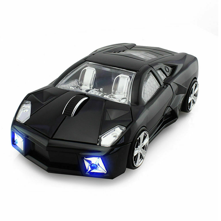 Computer Mouse | Lamborghini - Black - Silver - Red