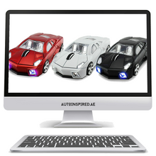 Load image into Gallery viewer, Computer Mouse | Lamborghini - Black - Silver - Red
