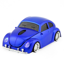 Load image into Gallery viewer, Computer Mouse | VW Beetle - Blue - Yellow
