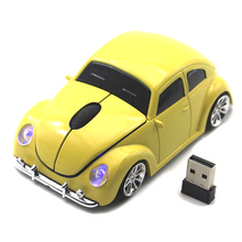 Load image into Gallery viewer, Computer Mouse | VW Beetle - Blue - Yellow
