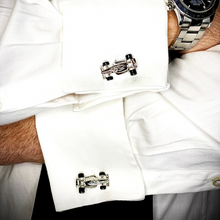 Load image into Gallery viewer, Cufflinks | Modern Day F1 Car - Silver
