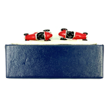 Load image into Gallery viewer, Cufflinks | Classic Racecar - Red - Blue

