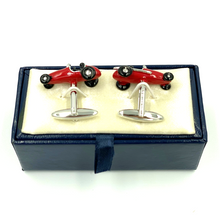 Load image into Gallery viewer, Cufflinks | Classic Racecar - Red - Blue
