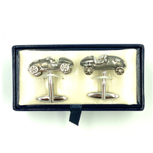Load image into Gallery viewer, Cufflinks | Classic Racecar - Silver
