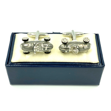 Load image into Gallery viewer, Cufflinks | Classic Racecar - Silver
