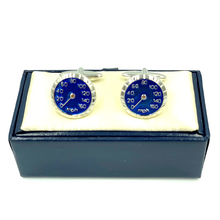 Load image into Gallery viewer, Cufflinks | Speedometer - Blue
