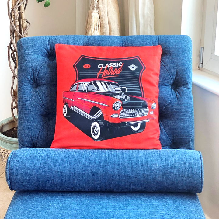 Cushion Cover | Hot Rod - Red