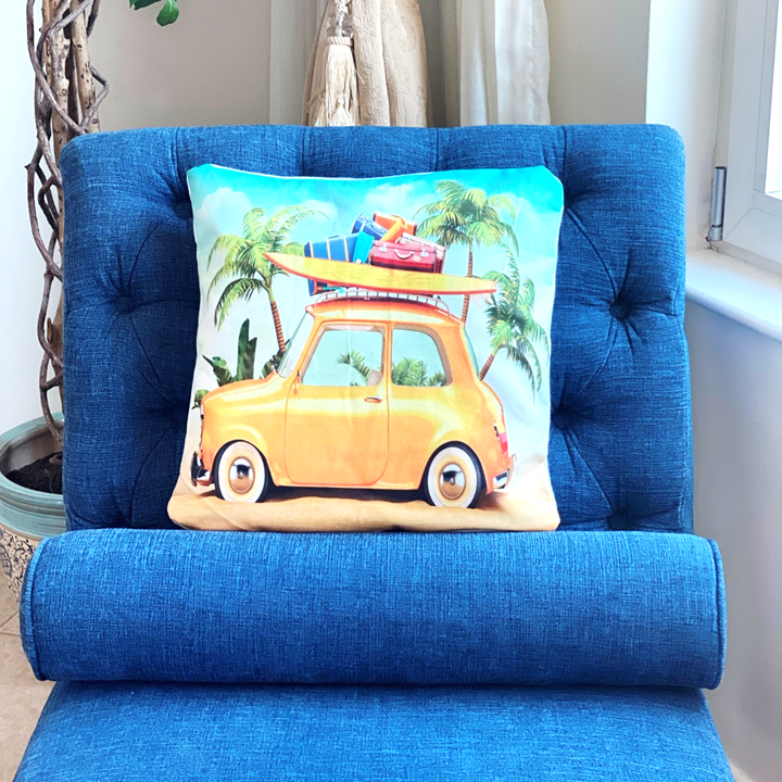 Cushion Cover | Mini Beach - Side View