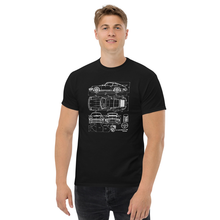 Load image into Gallery viewer, T-Shirt | Porsche 911 Blueprint
