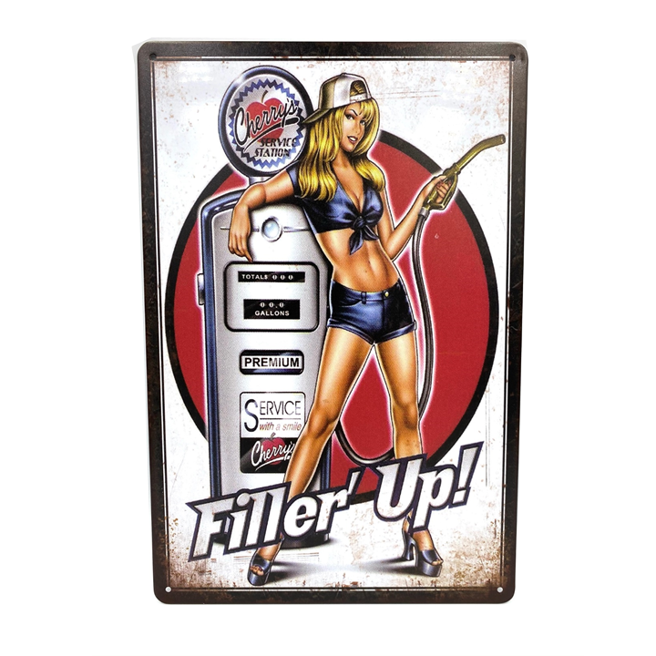 Vintage Sign | 'Filler Up'
