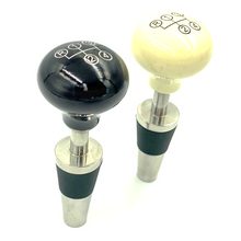 Load image into Gallery viewer, Wine Bottle Stopper | Red - White
